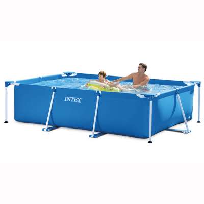 INTEX 28270 Family rectangle above ground metal frame swimming pool