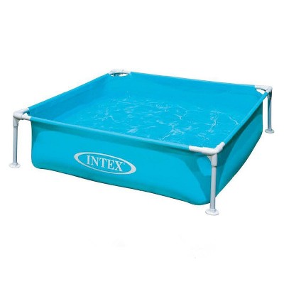 Intex 57172 mini rectangular frame pool for younger children